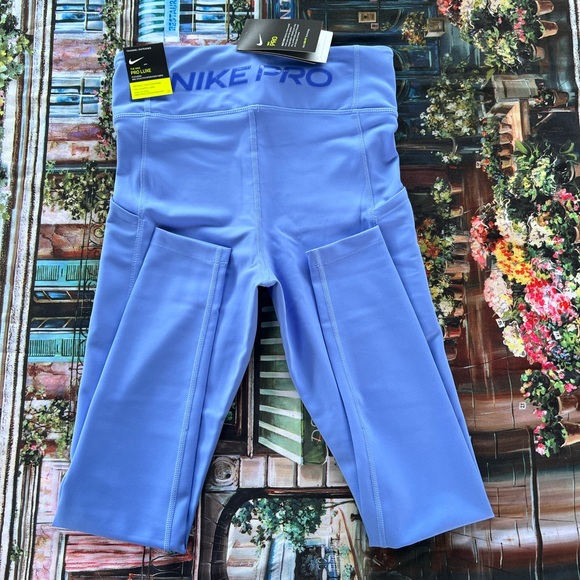 NIKE WOMEN | PRO LUX STEALTH | TRAINING TIGHTS | BLUE - Picture 5 of 7